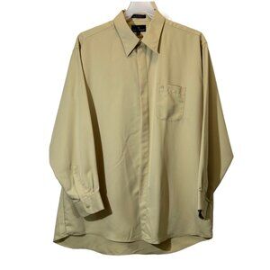 Men Light Mustard Shirt  Size 18( 34-5)